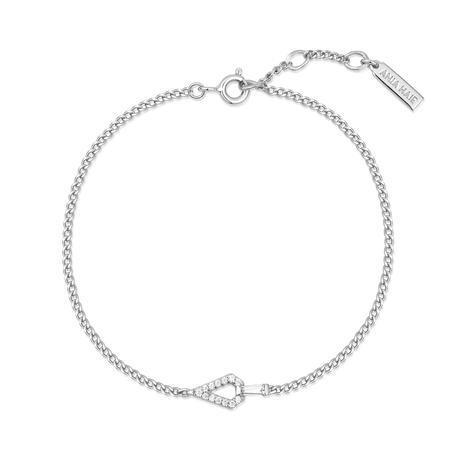  Sunshine Chaser - Zilver / Gerodineerd - Zirkonia - 18,5cm